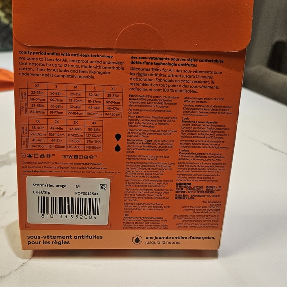 Thinx for All™ Women's Everyday Comfort Leakproof Period Underwear, Leakproof up - Picture 5 of 10